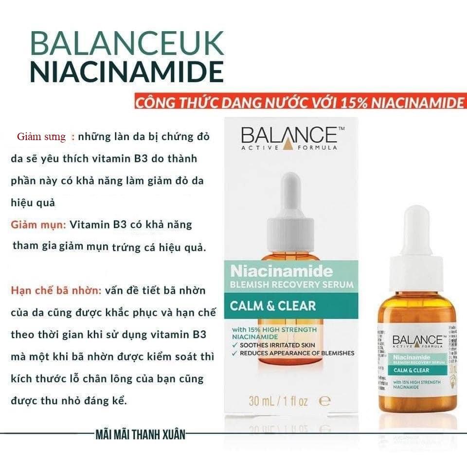 Combo 2 Serum Dưỡng Ẩm, Ngừa Mụn, Dưỡng Trắng, Mờ Thâm Balance