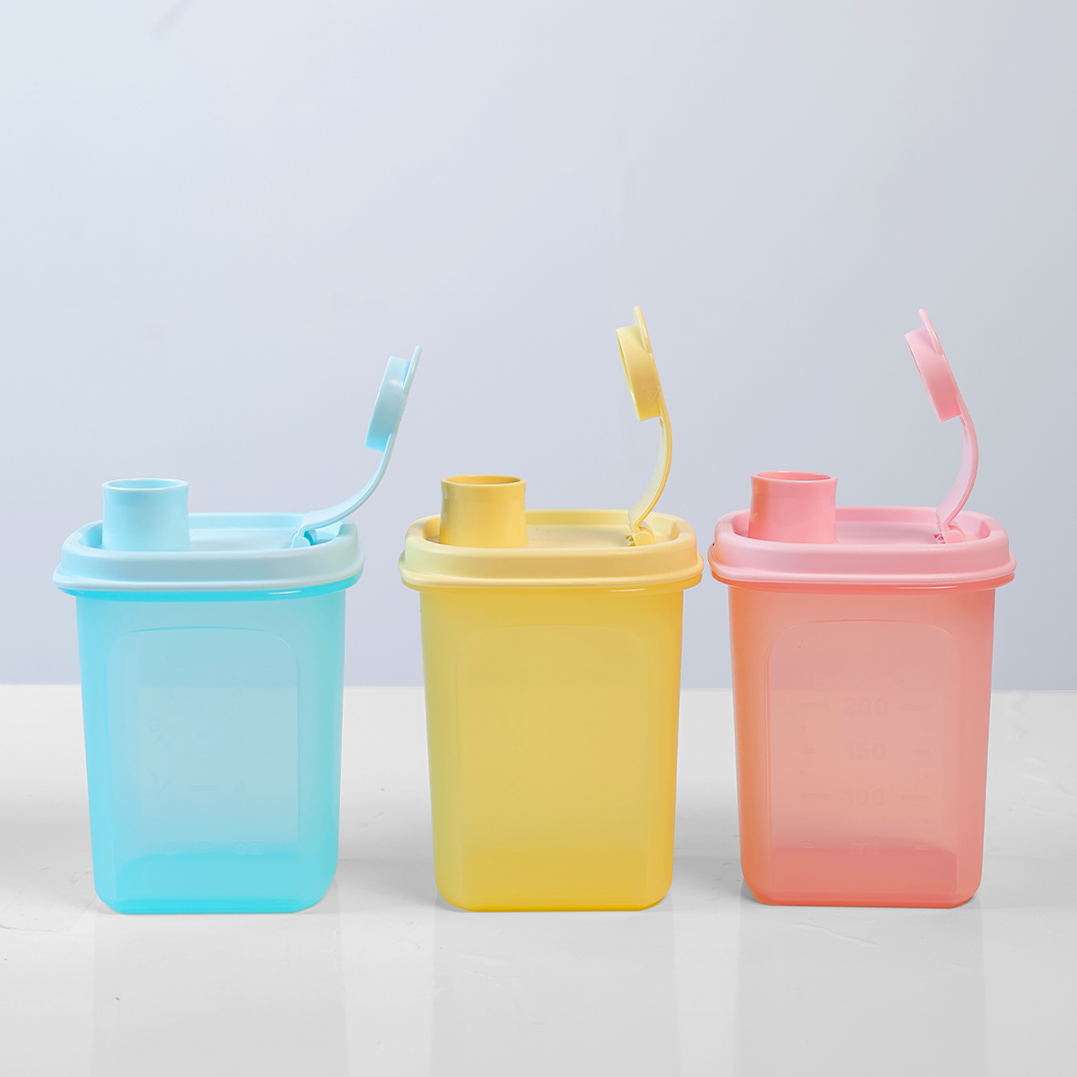 Bộ 3 bình đựng nước Tupperware Slim Line Mini 350ml