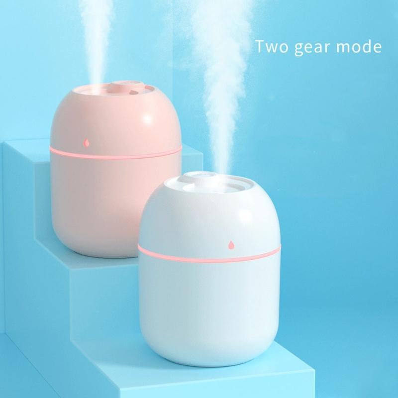 Máy Phun Sương Mini Tạo Độ Ẩm Hinh Tròn 220ml Có Led
