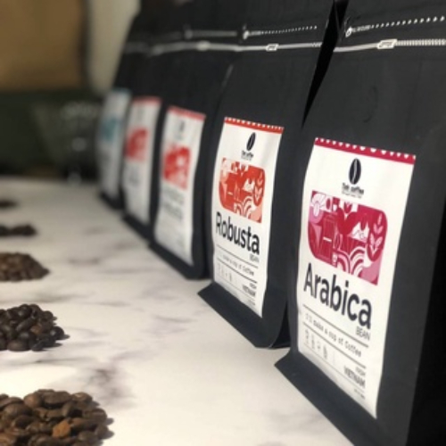 100% Cà phê Arabica LÂM HÀ Tinh Coffee Vị chua thanh, thơm nhẹ, hậu ngọt nguyên chất, rang xay mộc - 250gr / 500gr