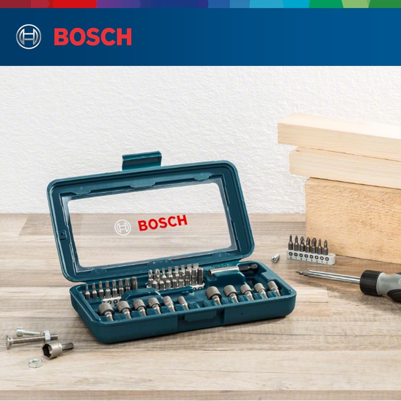 Bộ vặn vít đa năng Bosch 46 món