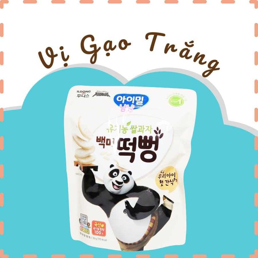  Bánh gạo ăn dặm Ayimeal Yum Yum vi gạo trắng cho bé trên 9 thángtuổi(30g)