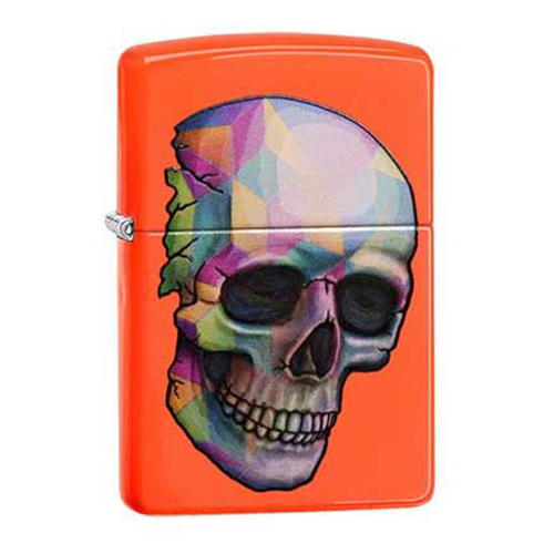 Bật Lửa Zippo 29402 Sexy Skeleton Neon Orange