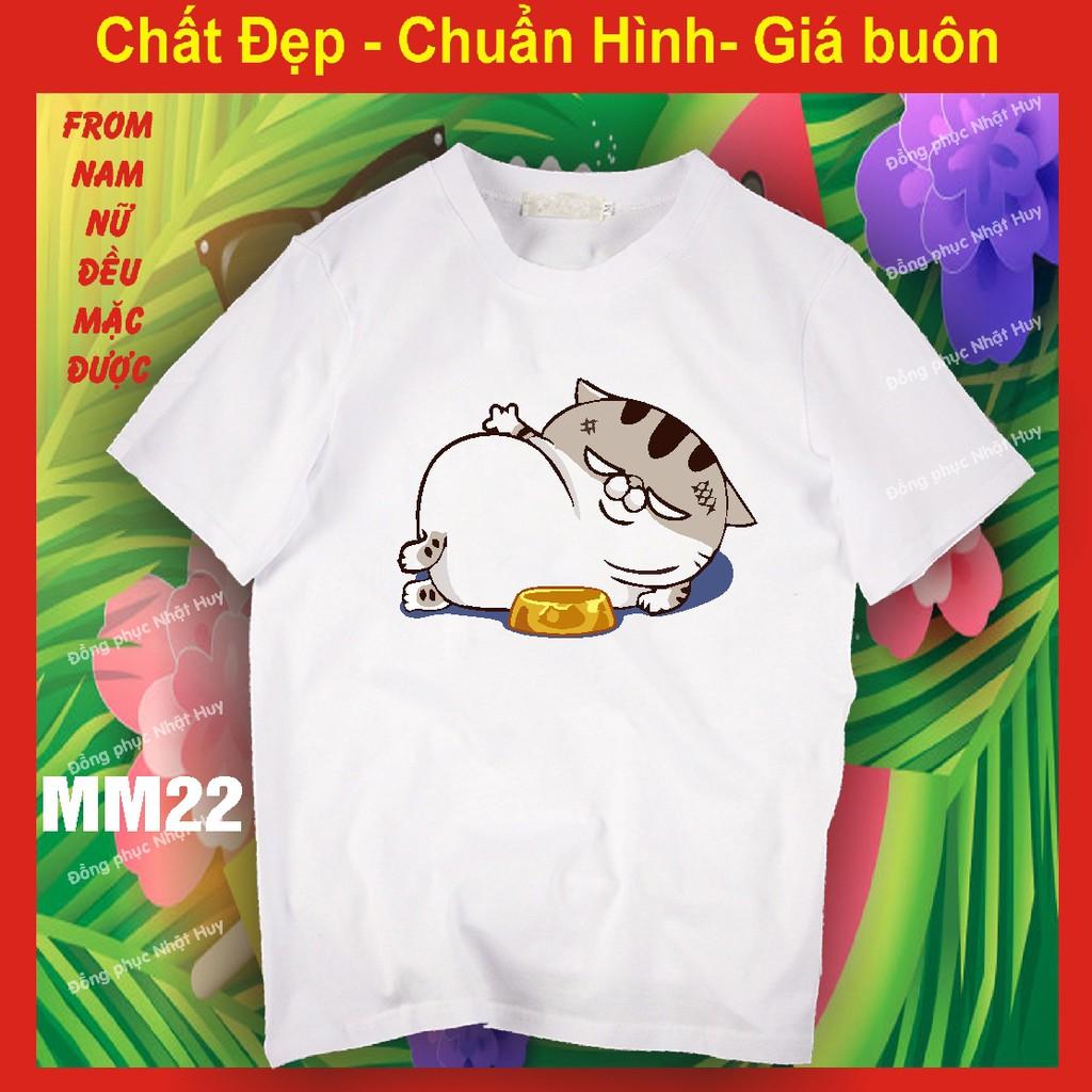 Áo thun mèo cat ami bụng bự m21,chất đẹp, bao đổi trả MEO MEO