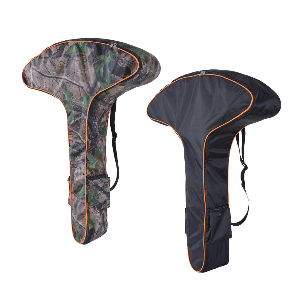 Outdoor Archery Bow Bag Hunting Sports Lightweight Oxford Case Organizer Black