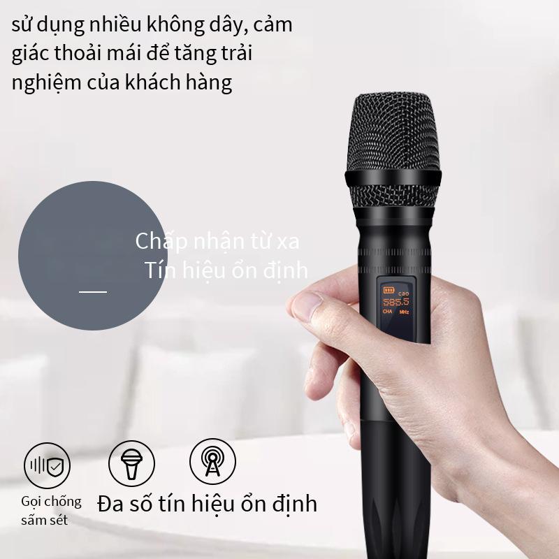 Micro cầm tay không dây đa năng thuận lợi nhất U-segment FM hội nghị máy tính gia đình bộ khuếch đại công suất micro không dây âm thanh ngoài trời