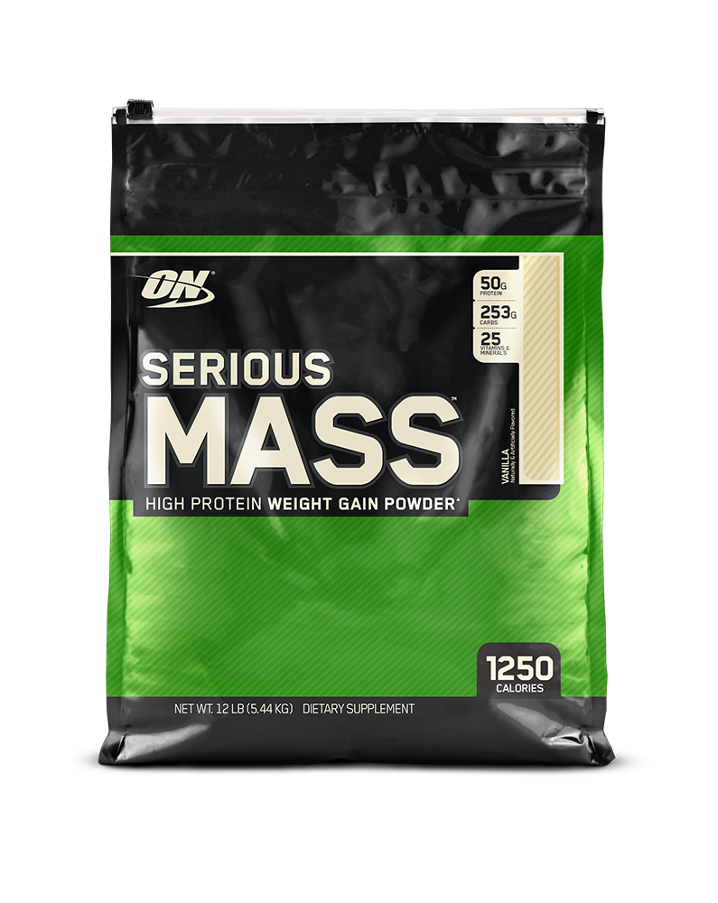 Thực phẩm bổ sung Optimum Nutrition Serious Mass 12lb (5.44kg) Vanilla