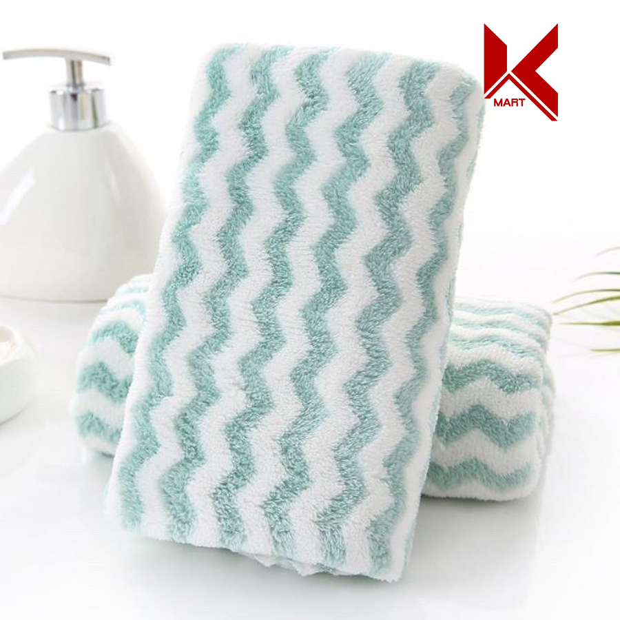 Khăn mặt lông cừu Hàn Quốc siêu mềm mịn, thấm hút tốt kích thước 30x50cm - K-Mart