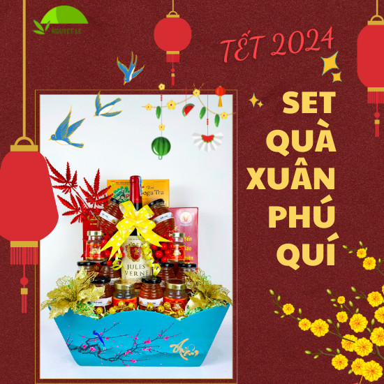 Set quà tết 2024 - Set Quà Tết Xuân Phú Quý