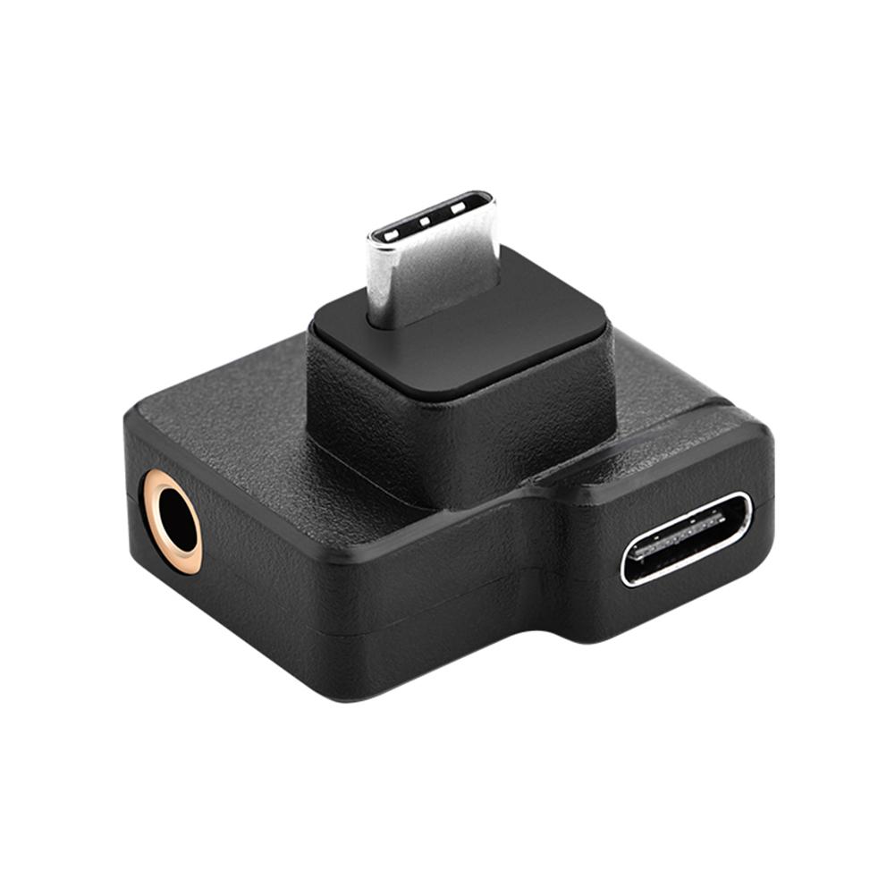 Bộ chuyển đổi USB C Đủ độ chắc chắn bền bỉ Loại C Giắc cắm micro 3,5 mm từ nam sang nữ cho DJI OSMO ACTION