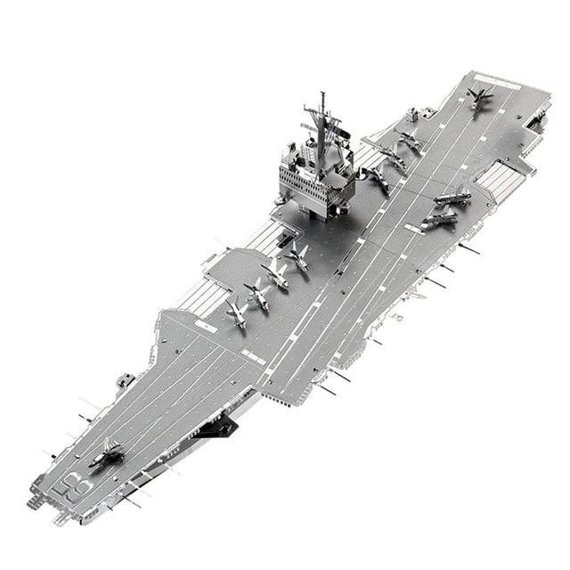 Mô Hình Lắp Ráp 3d Tàu Sân Bay Uss Enterprise Cvn 65