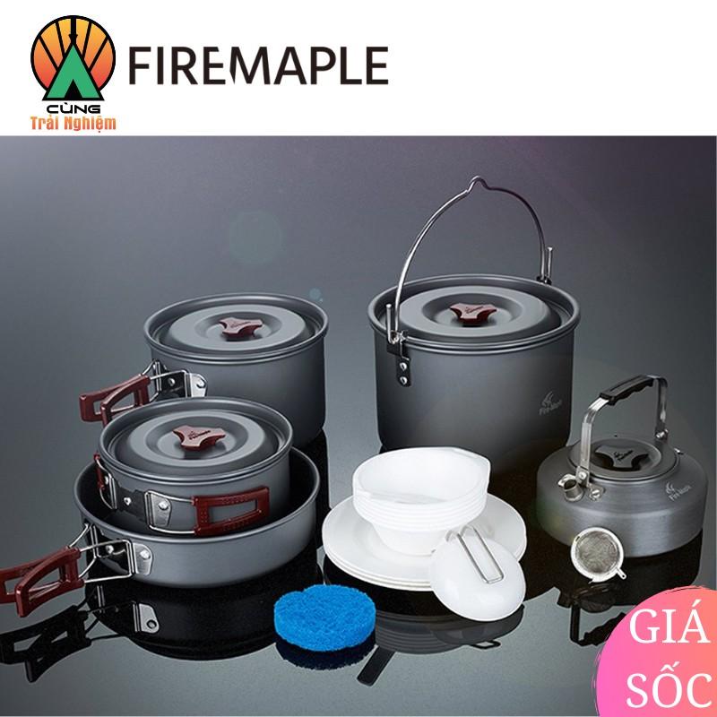 COMBO Nồi Chảo Nấu Ăn 5 Trong 1 Tiện Lợi Chuyên Dụng Dã Ngoại Fire Maple FMC-212 Gọn Nhẹ