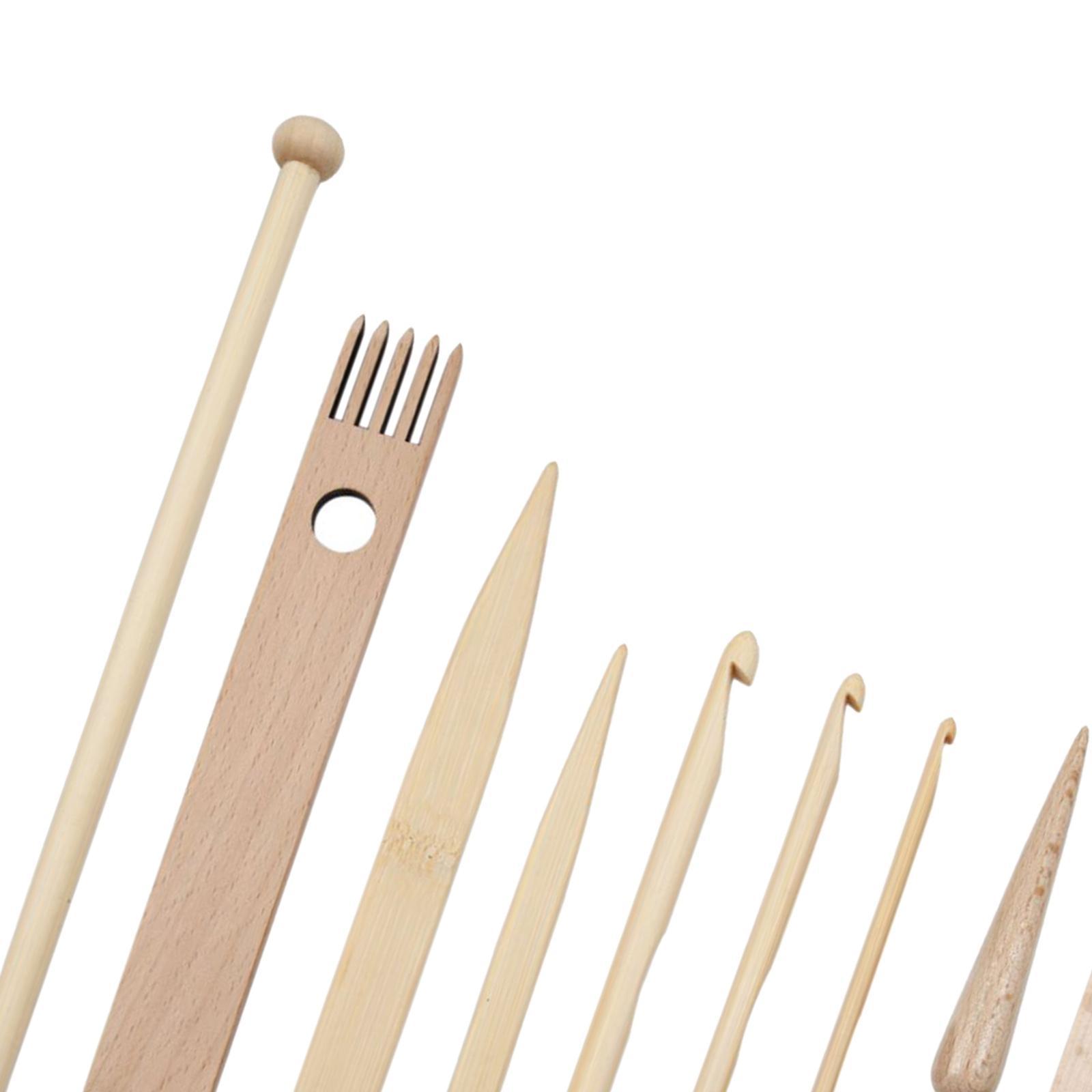 9x Weaving Loom Tools Knitted Crochet Weaving Shuttle Stick for Rug