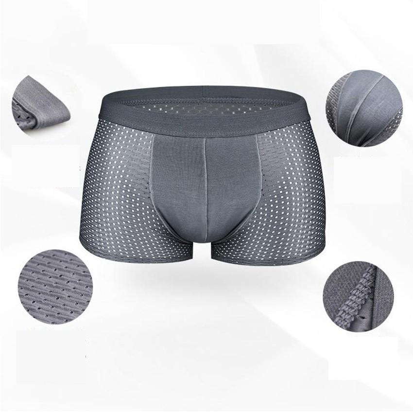 Quần sịp đùi boxer Nhật 4 chiều thông hơi cao cấp BIG SIZE SIZE LỚN thoáng khí kháng khuẩn