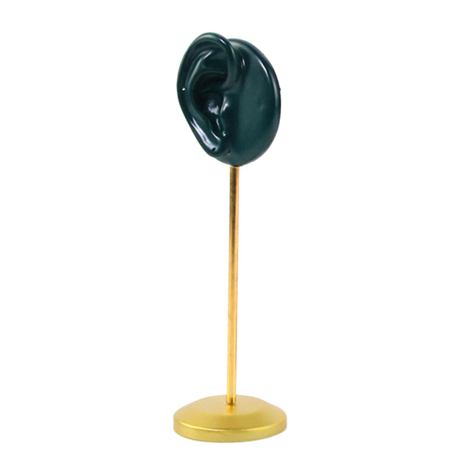 Durable Earring Display Stand Resin Ear Model Stud Holder Showcase Stable