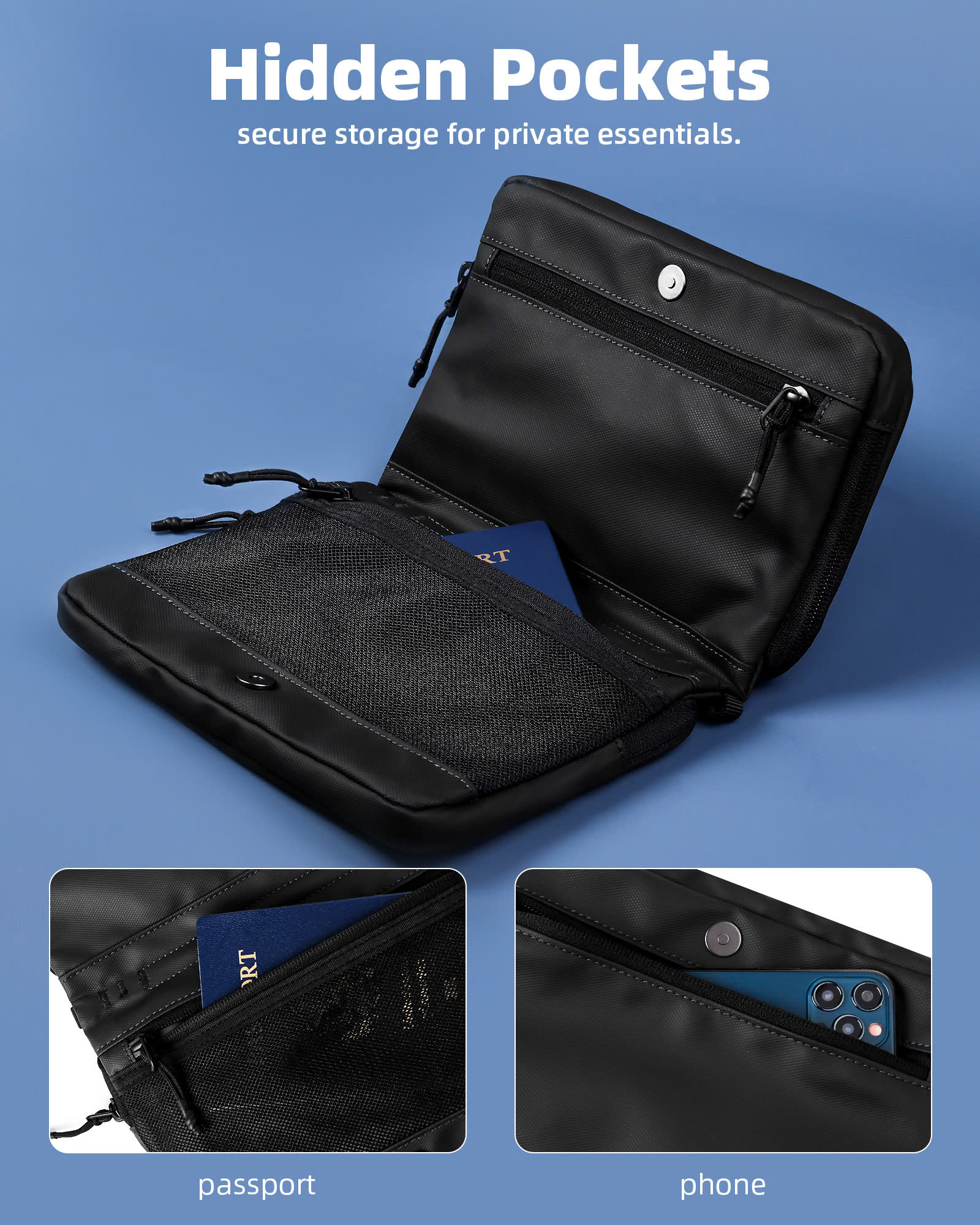 Túi đeo chéo Innostyle Flexicarry Crossbody -Khoá YKK, Chất liệu kháng nước Lựa chọn hoàn hảo mỗi ngày, Hàng chính hãng