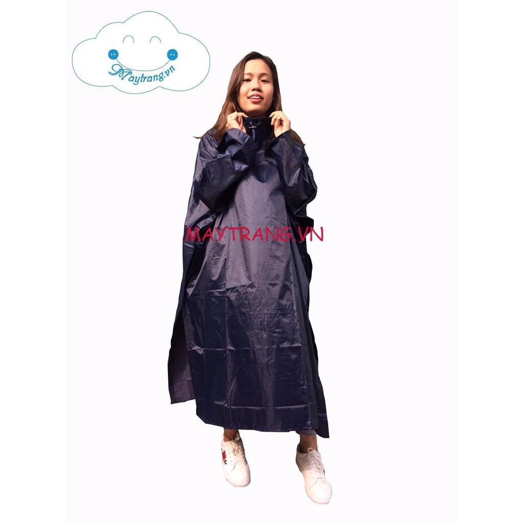 Áo mưa cánh dơi xẻ tà vải dù 1m4, chống thấm tốt