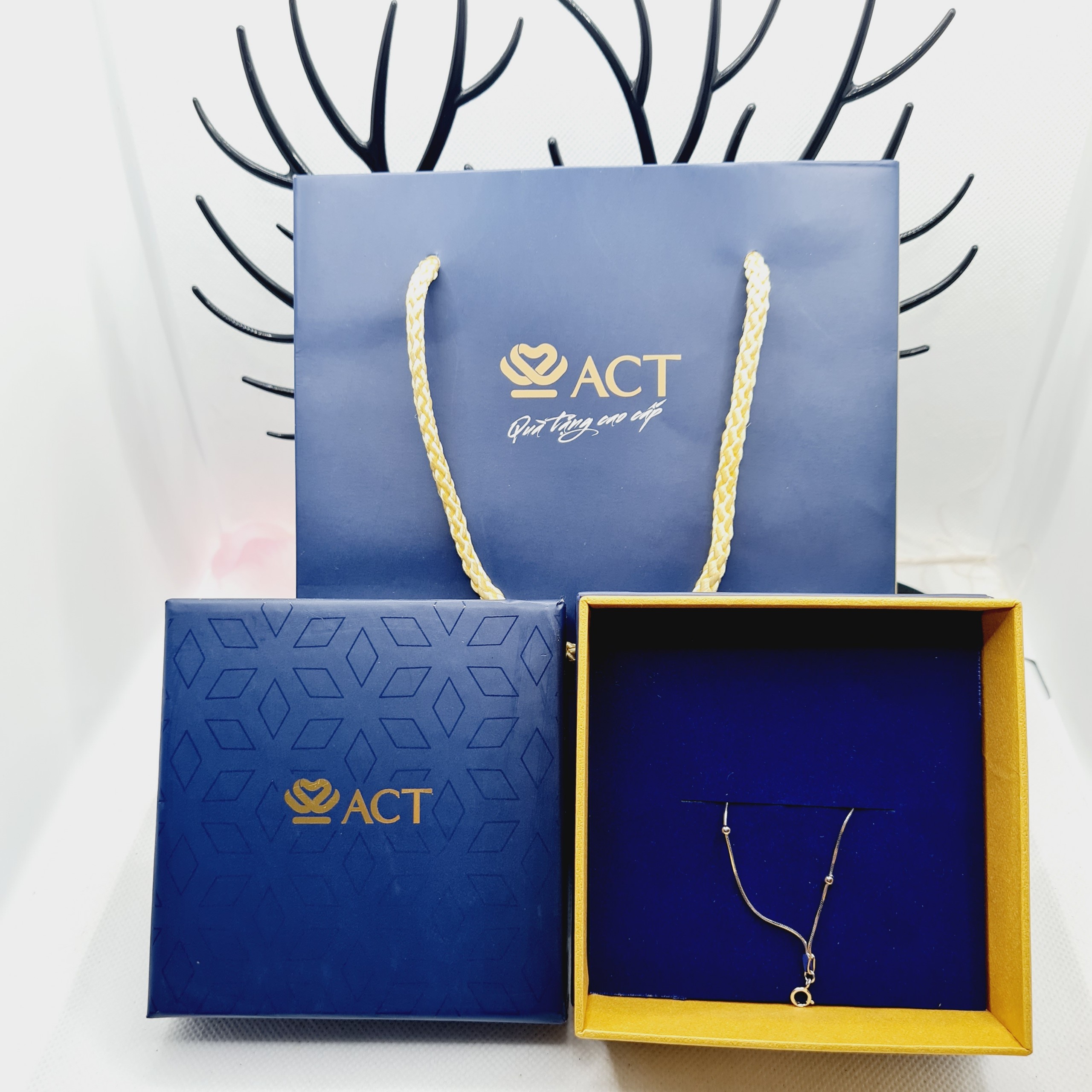 Lắc tay 2 dây kết hợp bi nhỏ chất liệu bạc 925 thời trang phụ kiện trang sức nữ sang trọng