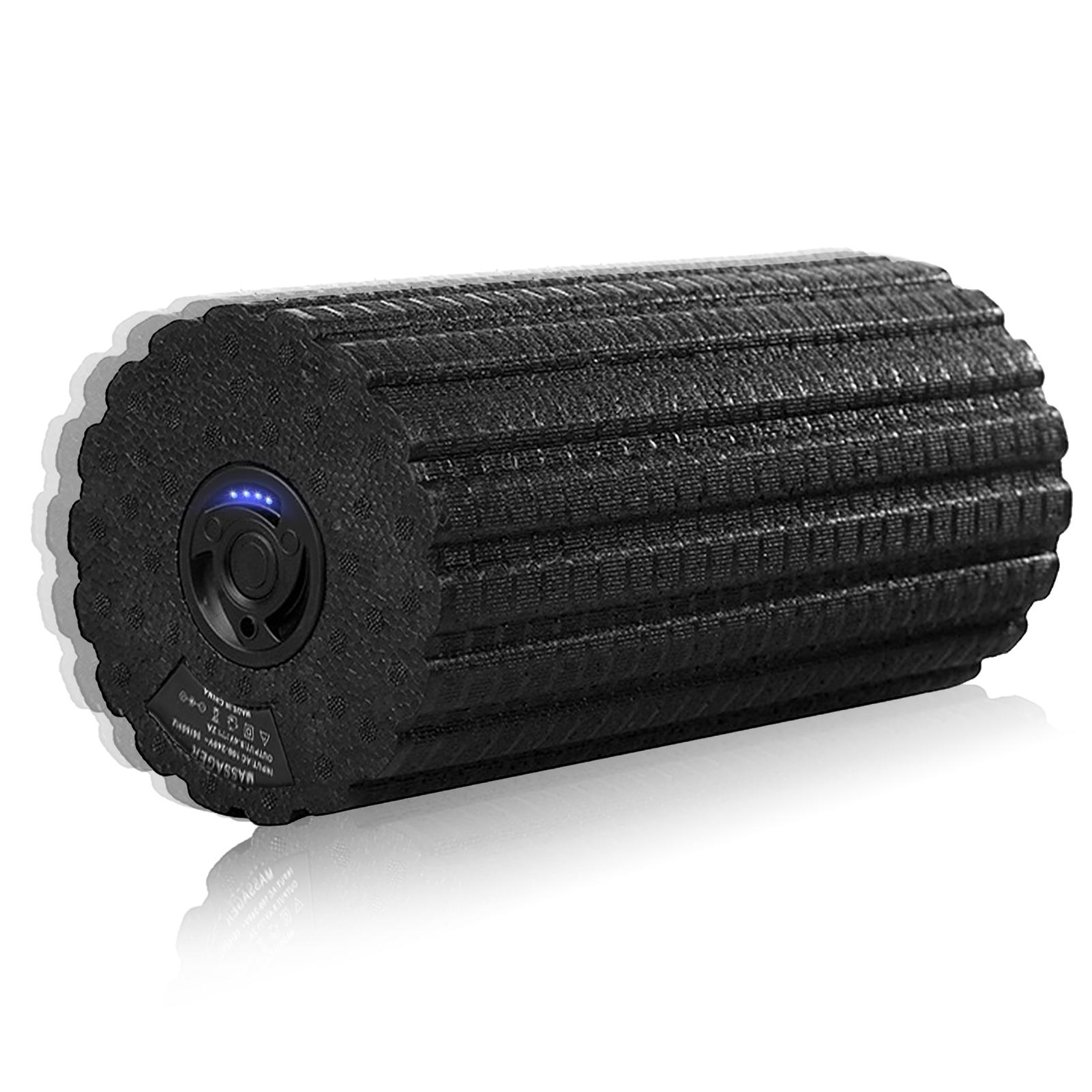 Con Lăn Massage Phục Hồi Cơ Foam Roller 4 Tốc Độ Hỗ Trợ Tập Gym | Yoga