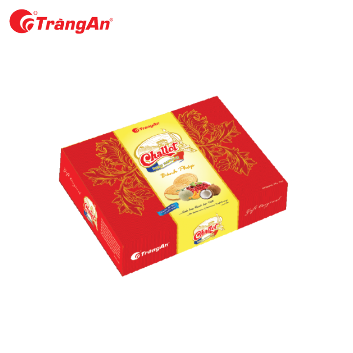 Thùng 8 Hộp Bánh Pháp Challot Hỗn Hợp 336g, Thanh Mát Nhân Kem Trái Cây