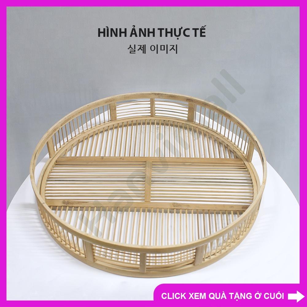 Khay trà chất liệu từ tre