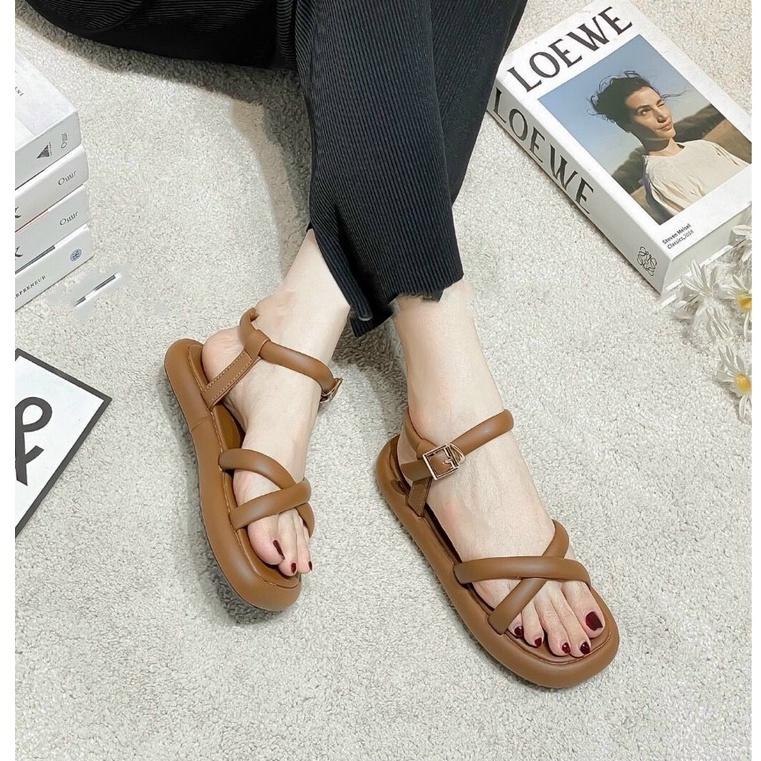 Sandal nữ 2p đế bánh mì SANDAL QUAI CHÉO X siêu êm