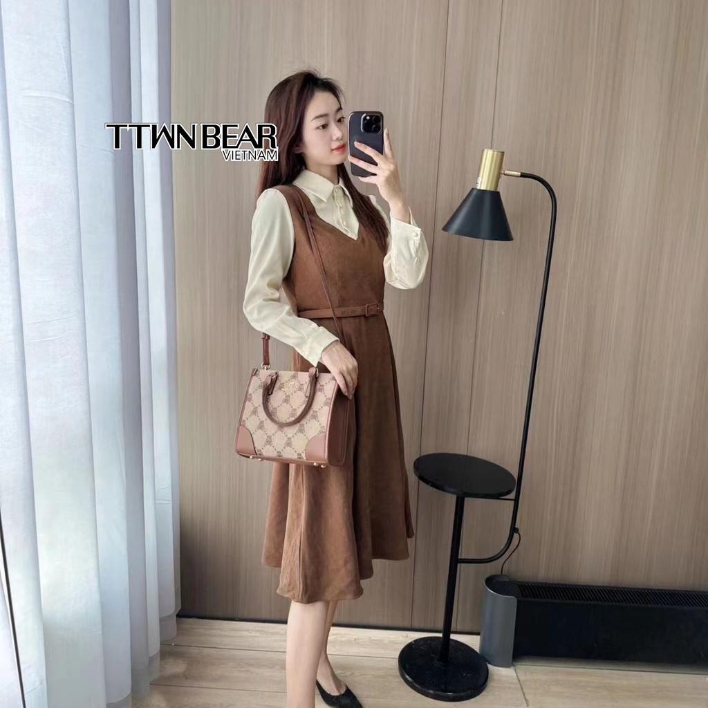 Túi tote da TN2868 đeo chéo thời trang công sở TTWN BEAR