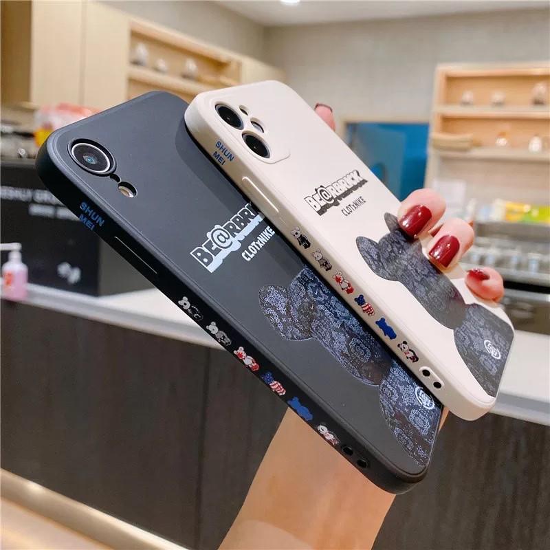 Ốp lưng dành cho iPhone 6/6plus/7/7plus/8/8plus/x/xr/xs/xsmax/11/11pro/11promax/12/12/pro/12promax - Vuông cạnh BearBrick