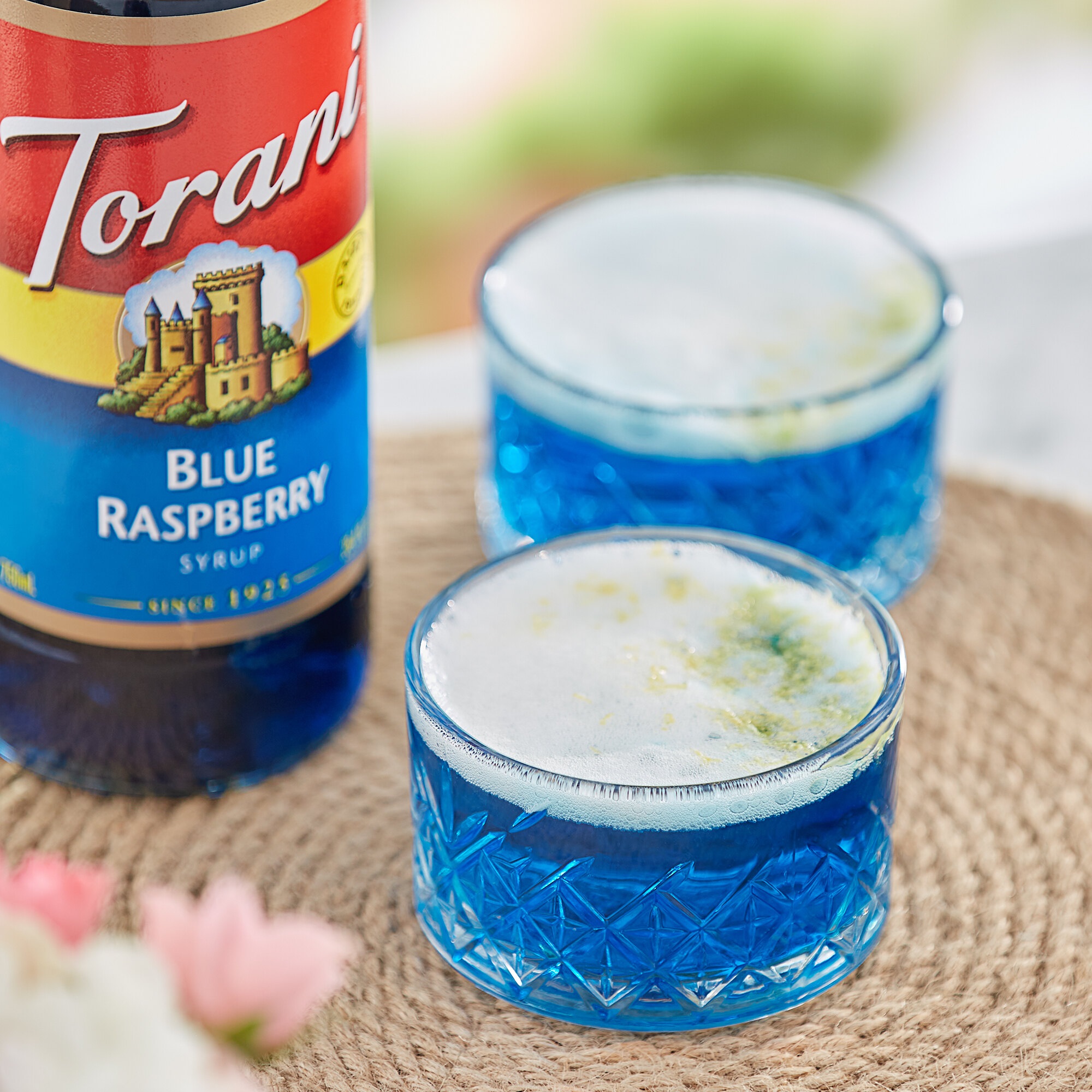 Siro Phúc Bồn Tử Xanh Torani Classic Blue Raspberry Syrup 750ml Mỹ