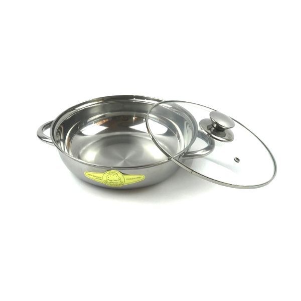 Nồi lẩu inox Fivestar 1 đáy 24cm nắp kính