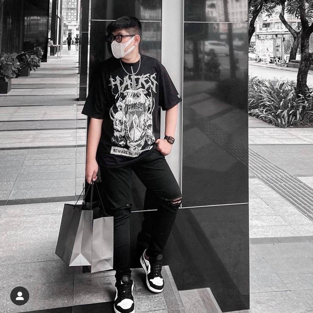 Áo Thun Local Brand Hades Skull Wolf Nam Nữ Oversize Unisex Full Mạc
