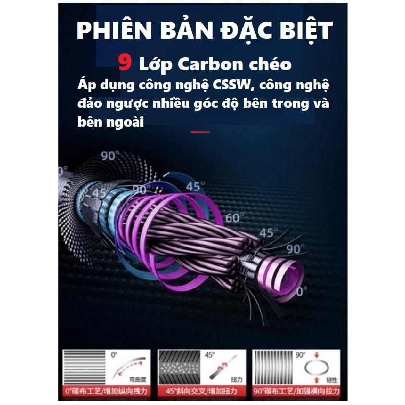 Cần Câu Cao Cấp Tầm Xanh Thế Hệ 3 ,5, Phiên Bản Đặc Biệt Độ Cứng 20H, 22H Chuyên Săn Hàng