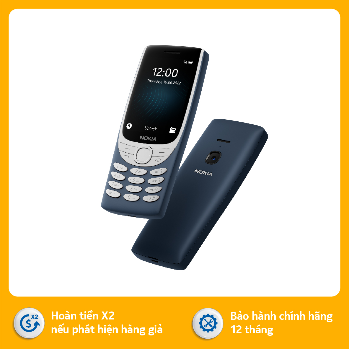 Điện thoại Nokia 8210 4G - Hàng chính hãng