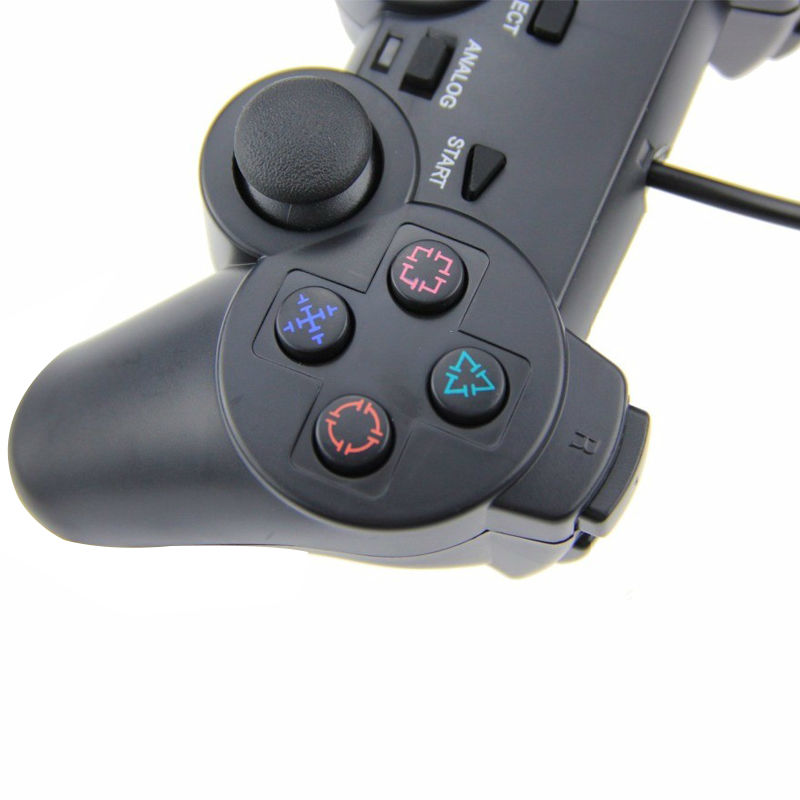 Tay cầm chơi game có dây cho Playstation 2, PS2 Slim - Hàng Nhập Khẩu
