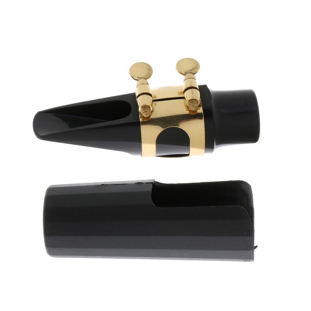 Alto Eb Saxophone Mouthpiece with Ligature Cap for Wind Instrument Parts