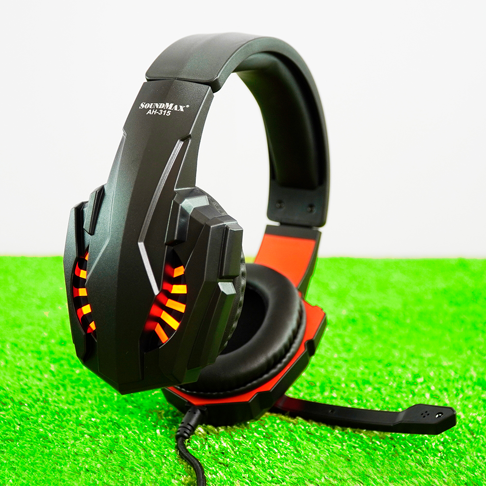 Tai Nghe Chụp Tai Có Micro Tích Hợp SoundMax AH-315 | Gaming Headset SoundMax AH315 - Hàng Chính Hãng