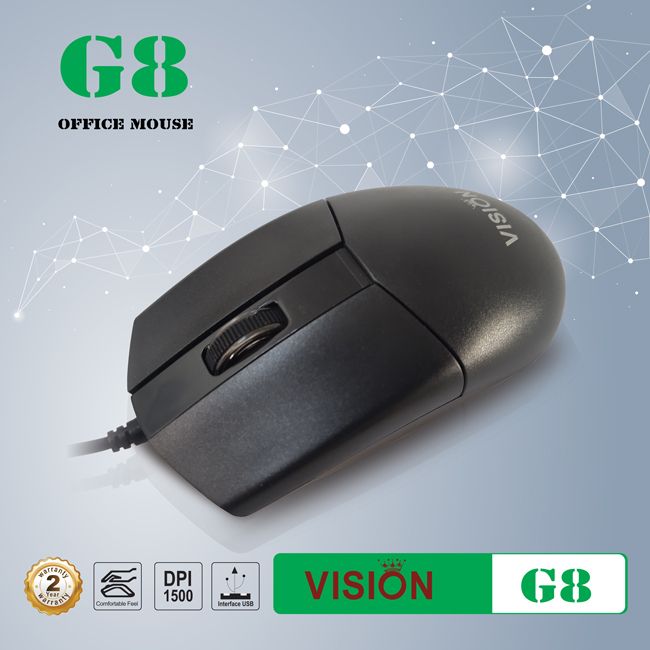 Chuột Vision G8 thích hợp cho mọi người công việc văn phòng- thiết kế -game - HT - HÀNG CHÍNH HÃNG