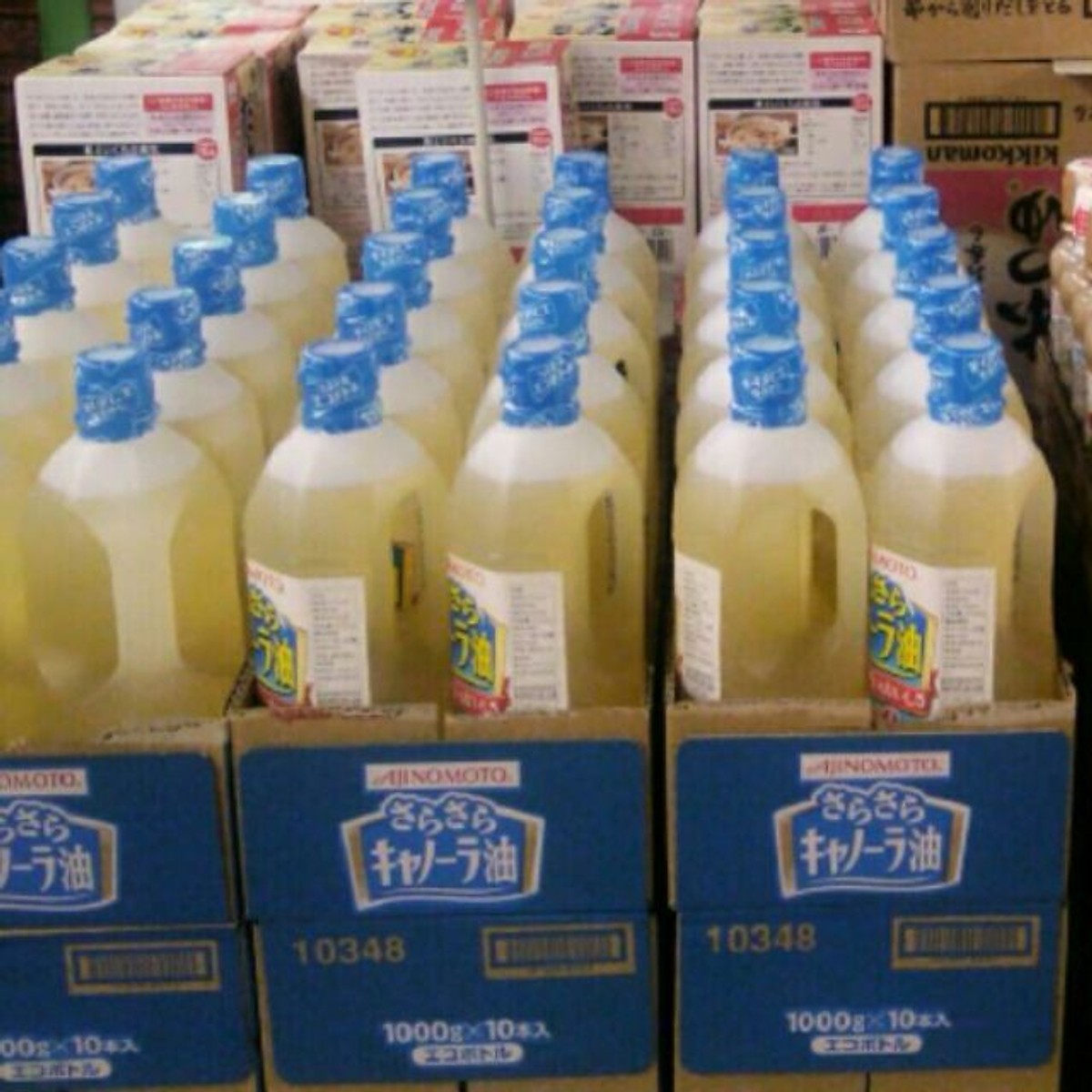 Dầu hoa cải Ajinomoto bổ sung Omega Nội địa Nhật Bản - Tặng kẹo mật ong Senjaku nguyên chất 100%
