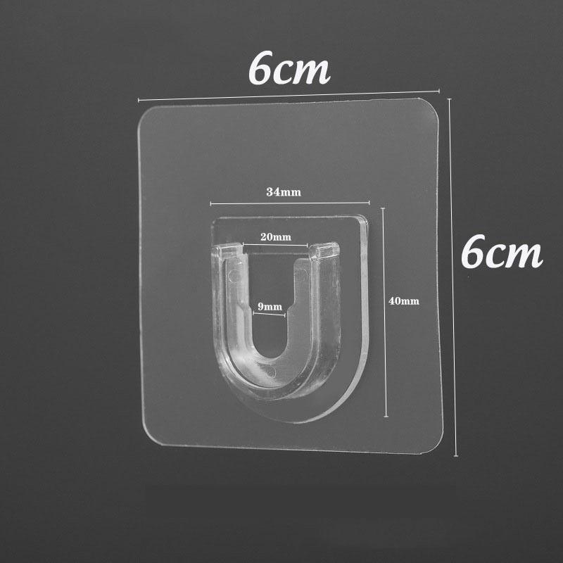 Combo 2 Miếng Dán Tường Dự Phòng Chữ U Siêu Dính Cho Các Loại Kệ