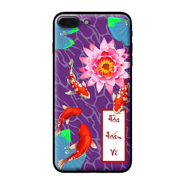Ốp in cho iPhone 8 Plus Cá Koi Hỏa - Hàng chính hãng