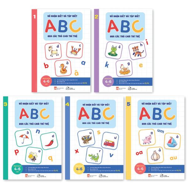 Bộ Sách Vở Nhận Biết Và Tập Viết ABC Qua Các Trò Chơi Trí Tuệ