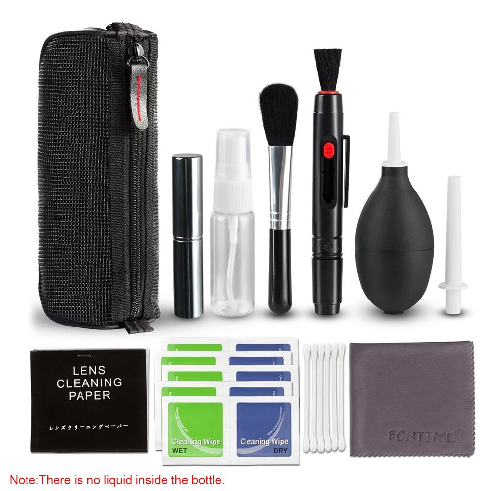 Professional Camera Cleaning Kit Lens Cleaning Kit with Air Blower Cleaning Pen Cleaning Cloth for Camera Phone Laptop