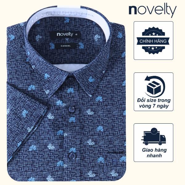 Áo sơ mi nam ngắn tay Novelty Casual Hoa văn SMI25001 - 250075N