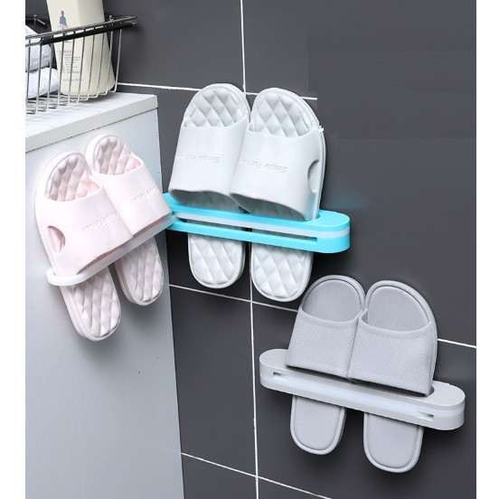 Móc treo giày dép gắn tường, giá treo giày gấp gọn tiết kiệm không gian GD279-MTDepGG