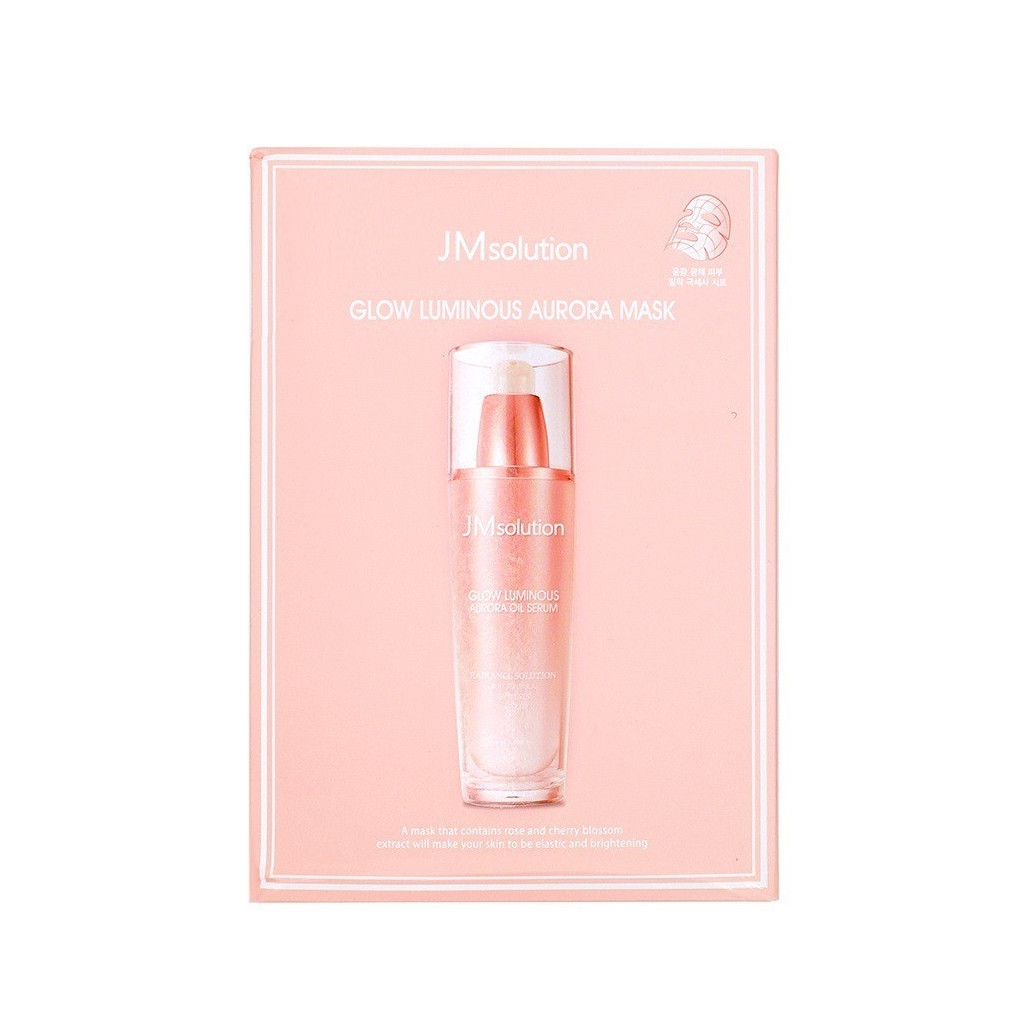 Mặt Nạ Dưỡng Trắng Da Và Cải Thiện Nếp Nhăn Jm Solution Glow Luminous Aurora Mask 30ml