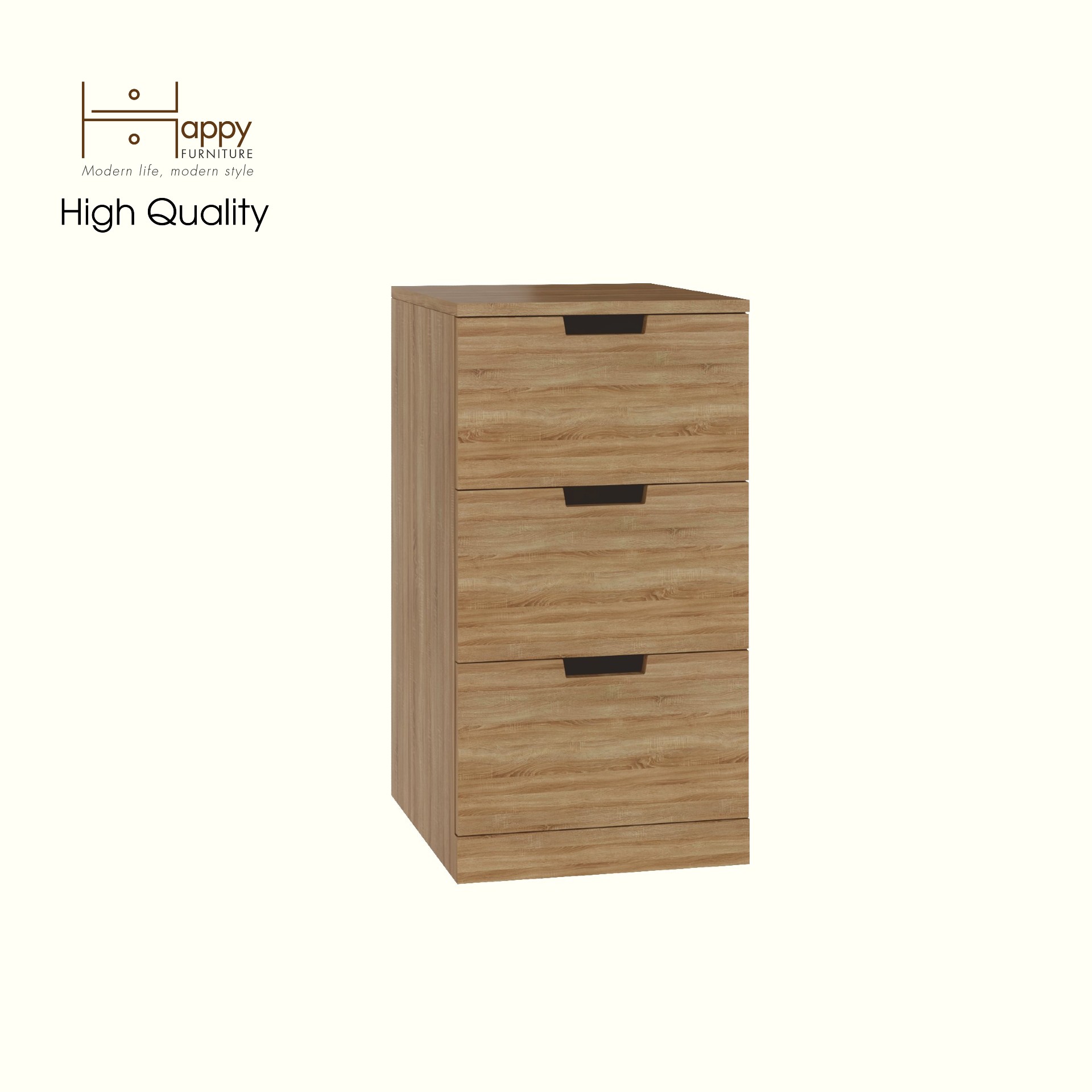 [Happy Home Furniture] SCANDINA, Tủ đựng đồ 3 ngăn kéo, 40cm x 47cm x 76cm ( DxRxC), THK_102