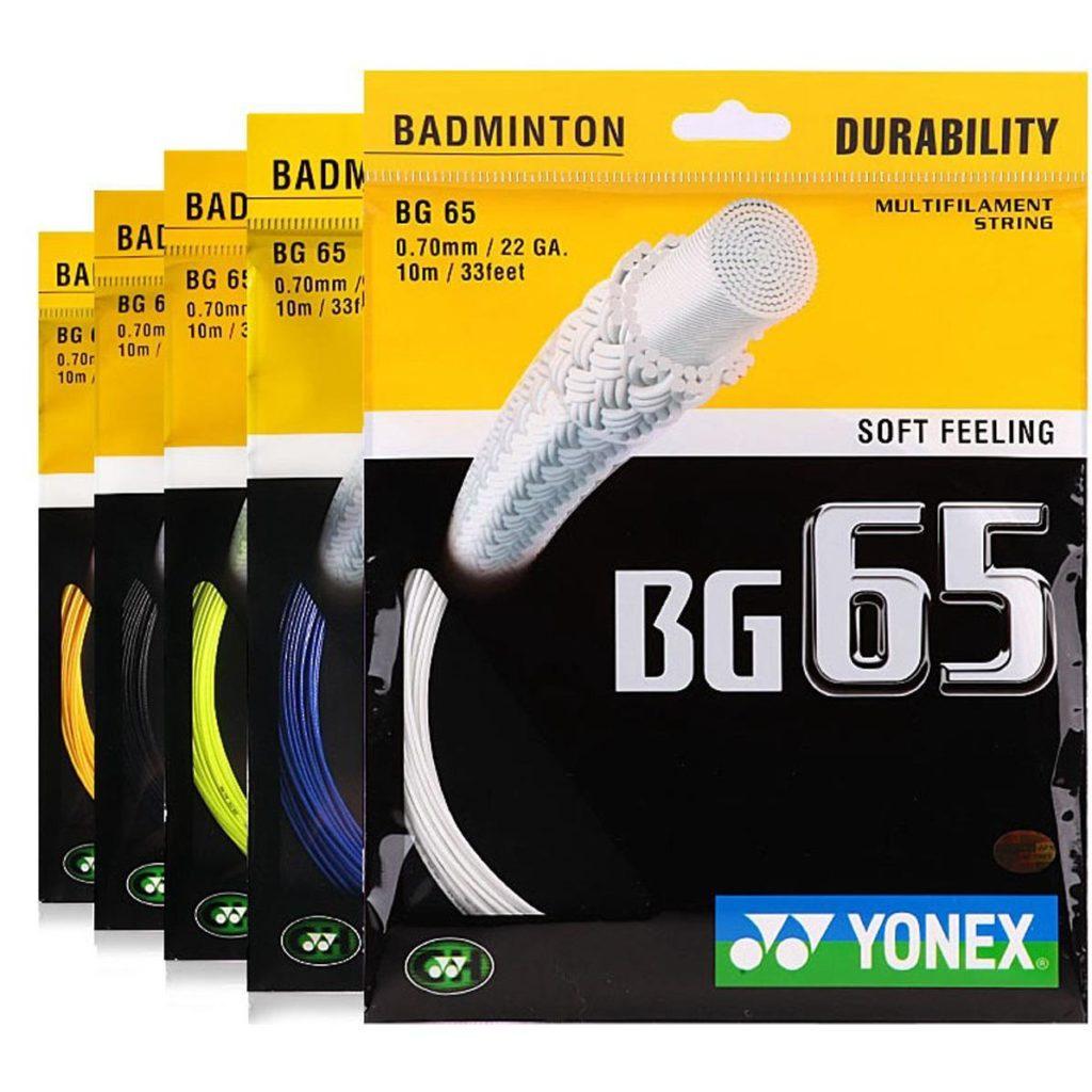 Dây cước đan vợt cầu lông Yonex BG65 đường kính 0.7mm