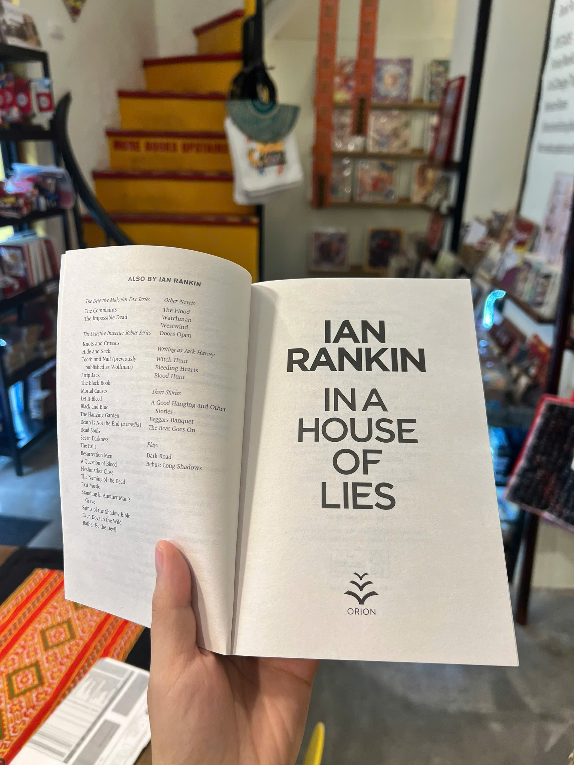 Sách - In A House Of Lies by Ian Rankin | Fiction / Crime / Mystery / Ngoại văn nhập khẩu UK