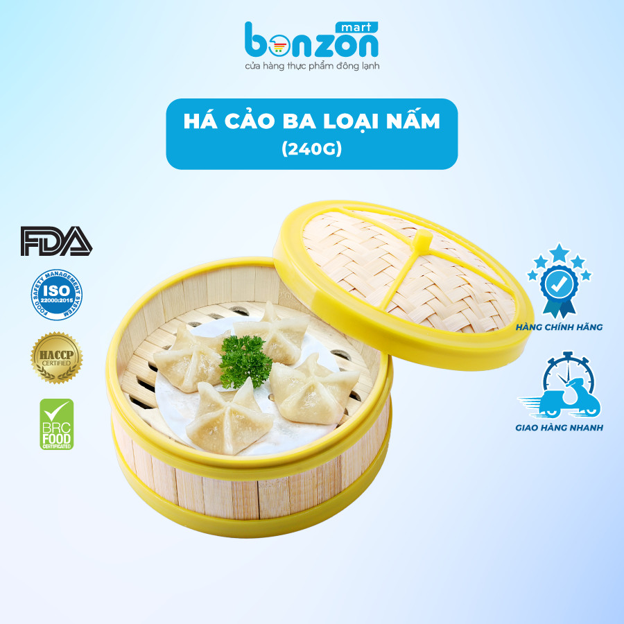 Há cảo ba loại nấm 240gr