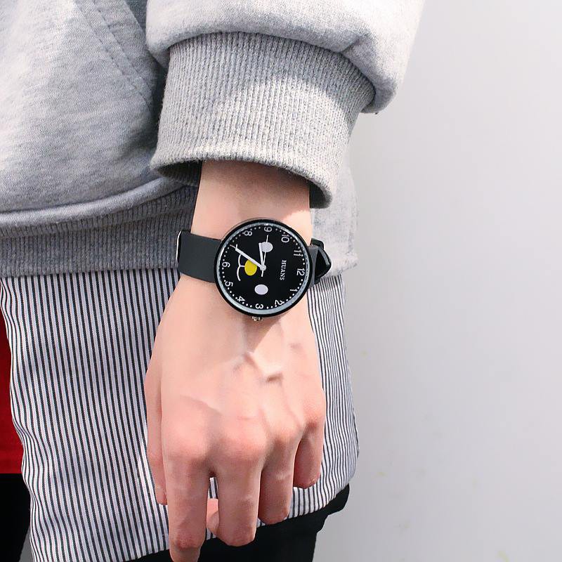 (giá sỉ)đồng hồ thời trang nam nữ Huans dây silicon SS101